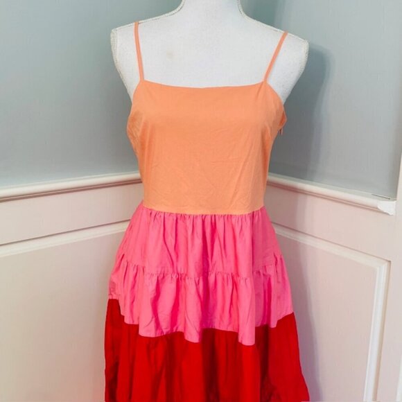 English Factory Tiered Ruffled Sienna Maxi Dress Size Small - Picture 5 of 10